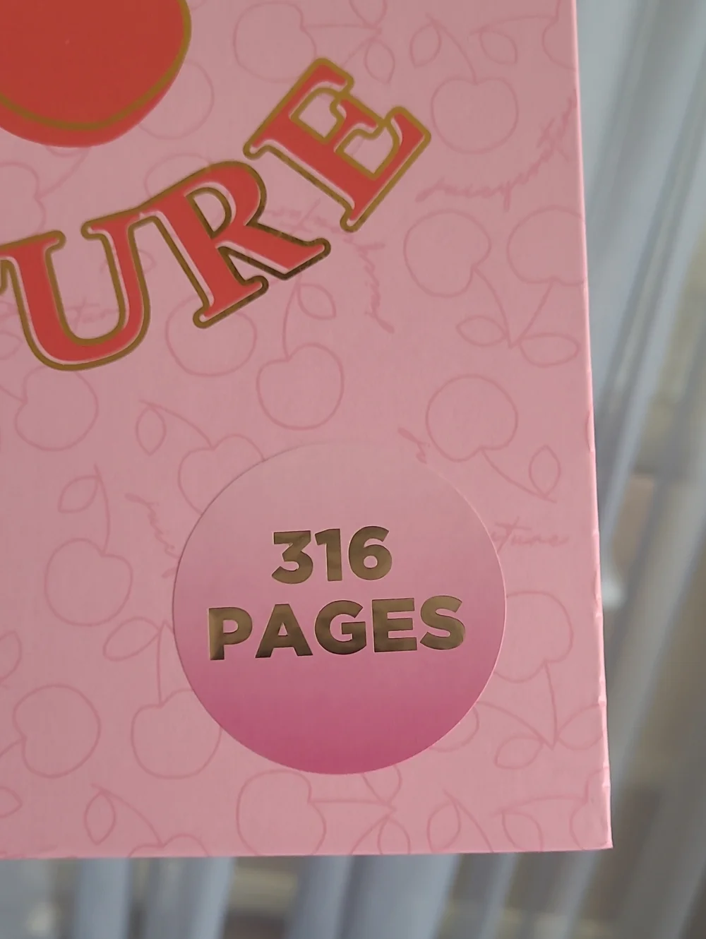 Juicy Couture Pink Cherry Spiral Notebook with Heart Top Pen